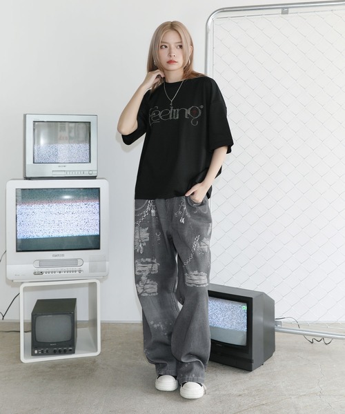 MSG(エムエスジー)の「Buyer's Select/ALLデジタルプリント5Pパンツ(その他パンツ・メンズ・ブラック/ブルー・M/L)」の12枚目の写真