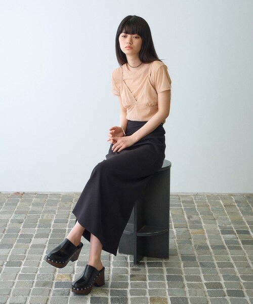 セール】sensual satin skirt（スカート）｜CODE A（コードエー