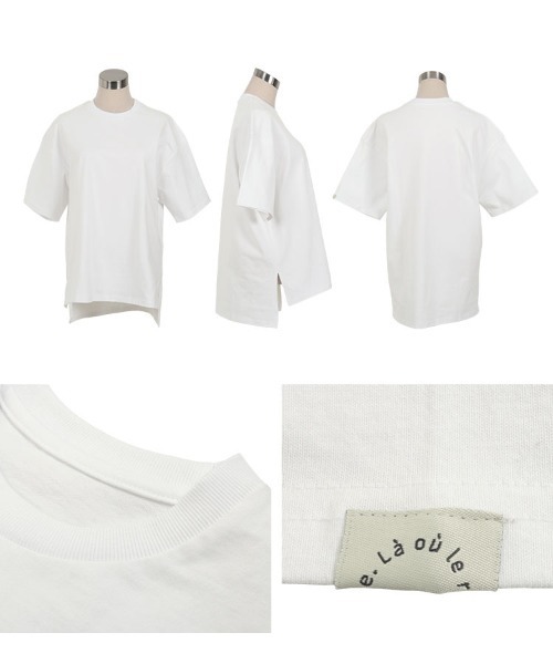 KOBE LETTUCE(コウベレタス)の「ヘビーウェイトユニセックスコットンバスクTシャツ(Tシャツ/カットソー・レディース・グレイッシュベージュ/ブラック/オフホワイト/アッシュグレー/ブルー系・L/M/XL)」の13枚目の写真