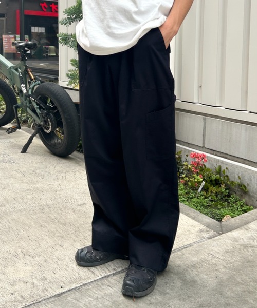 BROKEN BASE(ブロークンベース)の「US.AIR FORCE タックベイカーパンツ(カーゴパンツ・メンズ・ネイビー/ブラック/ブラウン/ライトベージュ・マルチサイズ)」の2枚目の写真