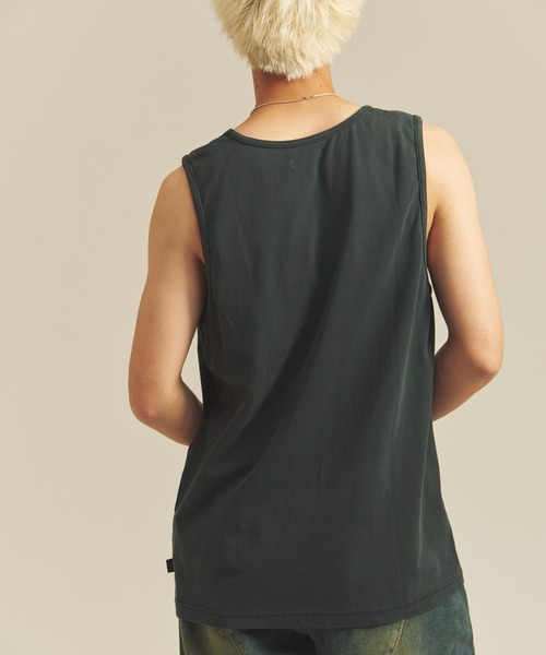 SHELTECH(シェルテック)の「SHELTECH-ピグメントプレーティング天竺-Tanktop(Tシャツ/カットソー・メンズ・ブラック・M/L/XL)」の16枚目の写真