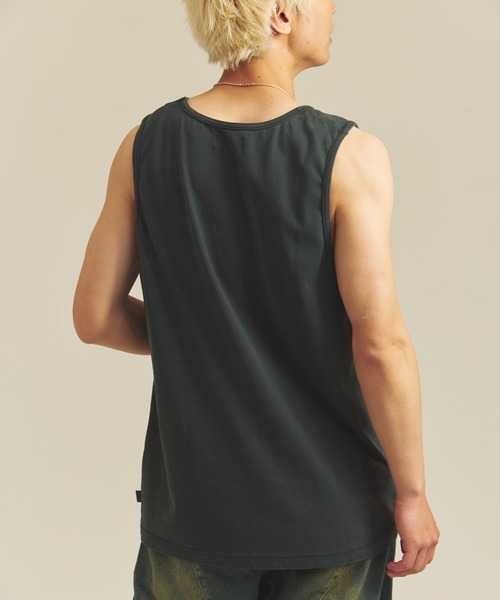 SHELTECH(シェルテック)の「SHELTECH-ピグメントプレーティング天竺-Tanktop(Tシャツ/カットソー・メンズ・ブラック・M/L/XL)」の15枚目の写真