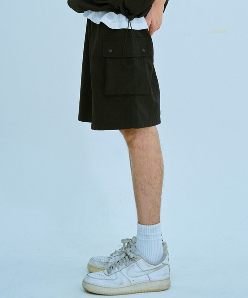 BROKEN BASE(ブロークンベース)の「ナイロンハーフパンツsetup(その他パンツ・メンズ・カーキ/ブラック系・MEDIUM/LARGE)」の11枚目の写真