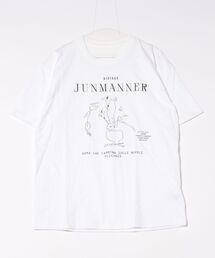 カジュアル前プリント半袖Tシャツ