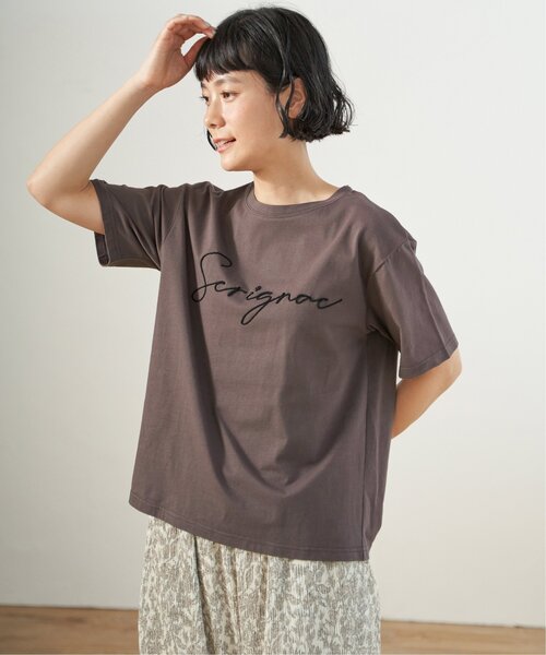 LBC（エルビーシー）の「コード刺繍ロゴTシャツ（Tシャツ/カットソー・レディース・ブラック/ブルー/ホワイト/ブラウン・L/M）」の15枚目の写真