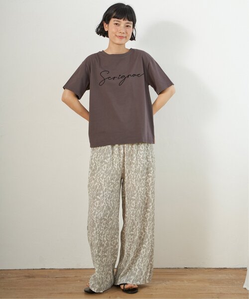 LBC（エルビーシー）の「コード刺繍ロゴTシャツ（Tシャツ/カットソー・レディース・ブラック/ブルー/ホワイト/ブラウン・L/M）」の17枚目の写真