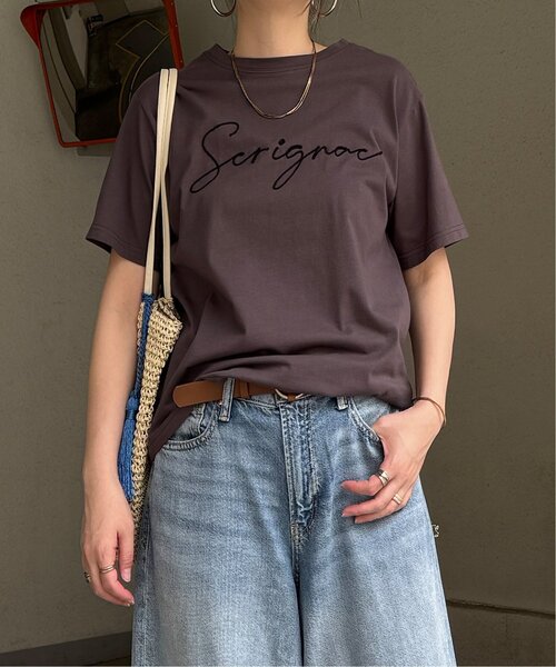 LBC（エルビーシー）の「コード刺繍ロゴTシャツ（Tシャツ/カットソー・レディース・ブラック/ブルー/ホワイト/ブラウン・L/M）」の19枚目の写真