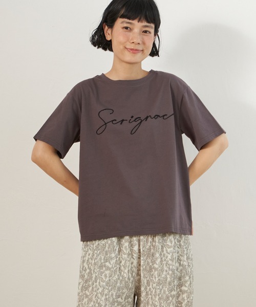 LBC（エルビーシー）の「コード刺繍ロゴTシャツ（Tシャツ/カットソー・レディース・ブラック/ブルー/ホワイト/ブラウン・L/M）」の13枚目の写真