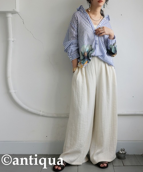 セントアンドリュース 花柄ストライプシャツ LL 楽天市場】花柄（ブランドセントアンドリュース）（メンズウェア