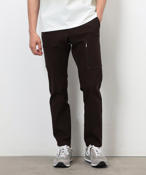 COMME CA ISM（コムサイズム）の「【スマートベーシックパンツ】ストレッチツイル スキニー カーゴ パンツ（その他パンツ・メンズ・ブラック/チャコール/ブラウン/カーキ・SMALL/MEDIUM/LARGE）」の3枚目の写真