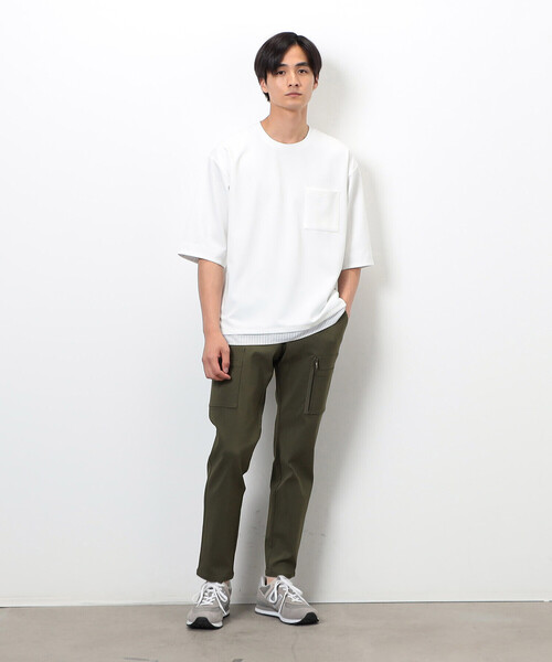 COMME CA ISM（コムサイズム）の「【スマートベーシックパンツ】ストレッチツイル スキニー カーゴ パンツ（その他パンツ・メンズ・ブラック/チャコール/ブラウン/カーキ・SMALL/MEDIUM/LARGE）」の18枚目の写真