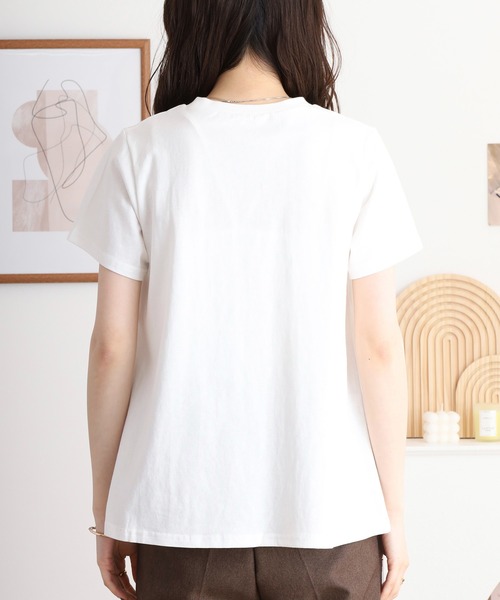 atONE(アットワン)の「シフォンベスト+天竺AラインシルエットTシャツアンサンブル(Tシャツ/カットソー・レディース・ブラック/チャコール/ブルーグレー・L/M/3L/LL)」の18枚目の写真