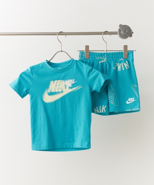 NIKE(ナイキ)の「NIKE/ナイキ フラッグナイキ NKN CLUB BRAND ENERGY セット(セットアップ・キッズ・クリーム/ブルー・7/6/4/5)」の2枚目の写真