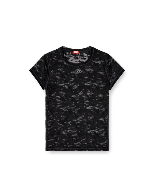 DIESEL（ディーゼル）の「ウィメンズ Tシャツ KASIA-UTLT（Tシャツ/カットソー・レディース・ブラウン/ブラック/ベージュ・MEDIUM/SMALL/X-SMALL/LARGE）」の14枚目の写真