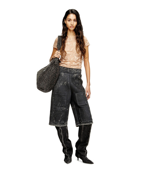DIESEL（ディーゼル）の「ウィメンズ Tシャツ KASIA-UTLT（Tシャツ/カットソー・レディース・ブラウン/ブラック/ベージュ・MEDIUM/SMALL/X-SMALL/LARGE）」の22枚目の写真