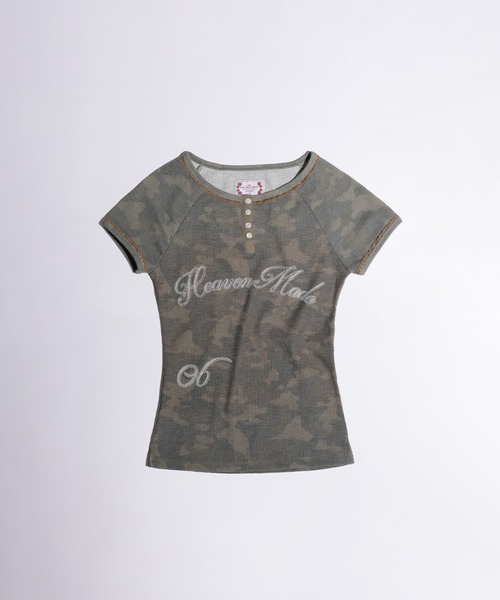 Heavenly Button Down Camo Tee（Tシャツ/カットソー