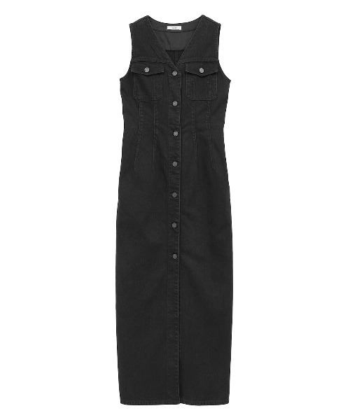 CLANE/クラネ/SLEEVELESS LADY DENIM ONEPIECE 【公式通販】
