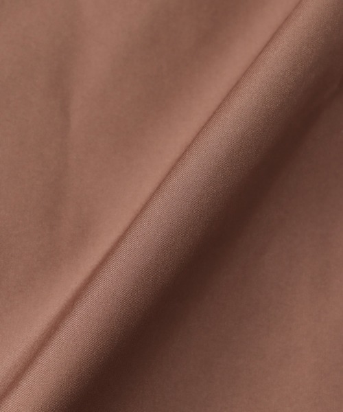 Jines（ジネス）の「タフタ×チュールギャザースカート（スカート・レディース・カーキ/ブラウン/グレー・38）」の6枚目の写真