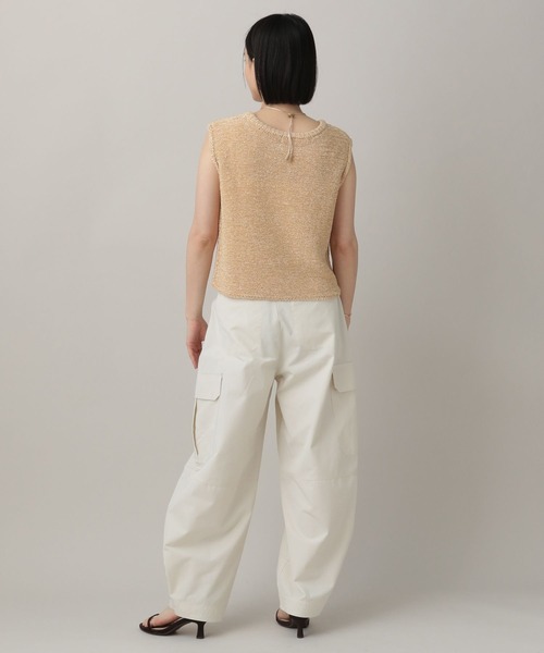 A part by（アパートバイ）の「バレルカーゴパンツ（カーゴパンツ・レディース・オフホワイト/カーキ・MEDIUM/SMALL）」の4枚目の写真