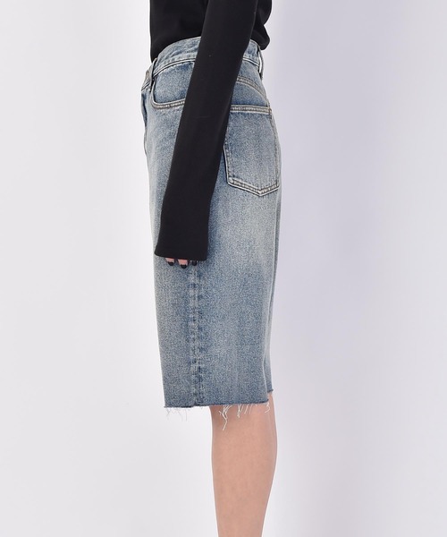 AKTE（アクテ）の「デニムハーフパンツ（デニムパンツ・レディース・ブラック/ブルー・1/2）」の22枚目の写真