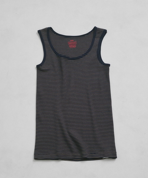 Healthknit（ヘルスニット）の「【Healthknit/ヘルスニット】Tubular Rib Tanktop（タンクトップ・レディース・ダークパープル/ミント/ホワイト/チャコールグレー/ブルー系その他2・FREE）」の5枚目の写真