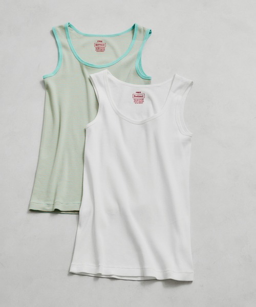 Healthknit（ヘルスニット）の「【Healthknit/ヘルスニット】Tubular Rib Tanktop（タンクトップ・レディース・ダークパープル/ミント/ホワイト/チャコールグレー/ブルー系その他2・FREE）」の17枚目の写真
