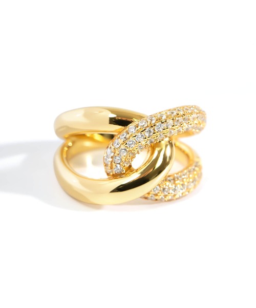 Ops.（オプス）の「リング シルバー925 指輪 ゴールド 金属アレルギー対応【ardina-twin アルディナ・ツイン】（リング・レディース・シルバー/ゴールド系その他・11号/13号/15号）」の14枚目の写真
