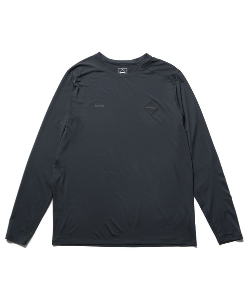 F.C.Real Bristol（エフシーレアルブリストル）の「L/S WORKOUT TOP（Tシャツ/カットソー・メンズ・ブラック/チャコールグレー/バーガンディー・SMALL/MEDIUM/LARGE/X-LARGE/XX-LARGE）」の2枚目の写真