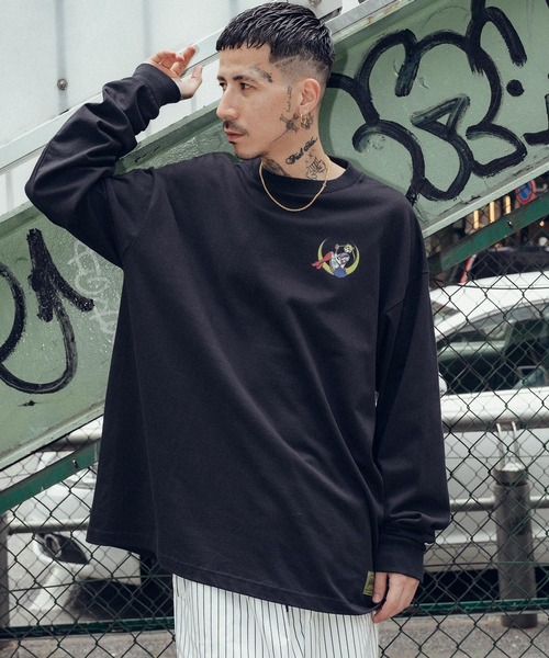 Subciety（サブサエティ）の「Moon light tee L/S（Tシャツ/カットソー・メンズ・ホワイト/アッシュグレー/ブラック・X-LARGE/LARGE/MEDIUM/SMALL）」の9枚目の写真
