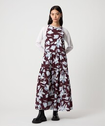 ティアード ワンピース ―green label relaxing セール】［size SHORTあり］Breeze Cool ティアード ワンピース