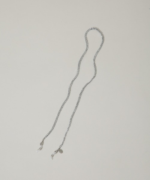 HASHIBAMI/ハート型4mm シルバー グラスチェーン（メガネ