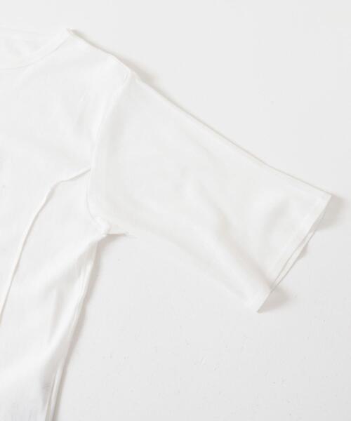URBAN RESEARCH ROSSO WOMEN（アーバンリサーチ　ロッソ）の「YENN　COTTON TULLE T-SHIRTS（Tシャツ/カットソー・レディース・ブラック/ホワイト・FREE）」の7枚目の写真