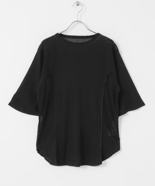 URBAN RESEARCH ROSSO WOMEN（アーバンリサーチ　ロッソ）の「YENN　COTTON TULLE T-SHIRTS（Tシャツ/カットソー・レディース・ブラック/ホワイト・FREE）」の15枚目の写真