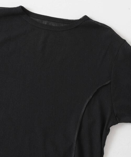 URBAN RESEARCH ROSSO WOMEN（アーバンリサーチ　ロッソ）の「YENN　COTTON TULLE T-SHIRTS（Tシャツ/カットソー・レディース・ブラック/ホワイト・FREE）」の16枚目の写真