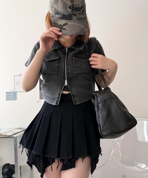 WEGO(ウィゴー)の「WEGO/PUボストンバッグ(ボストンバッグ・レディース・ブラック/ブラウン・FREE)」の8枚目の写真