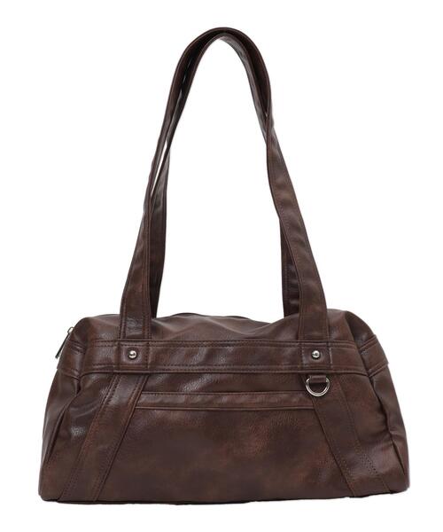 WEGO(ウィゴー)の「WEGO/PUボストンバッグ(ボストンバッグ・レディース・ブラック/ブラウン・FREE)」の11枚目の写真