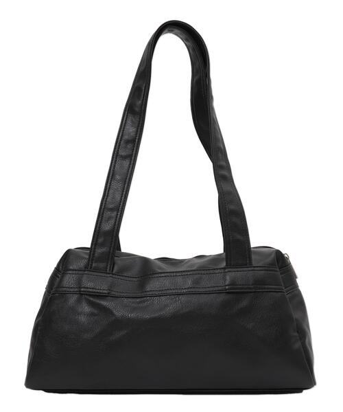 WEGO(ウィゴー)の「WEGO/PUボストンバッグ(ボストンバッグ・レディース・ブラック/ブラウン・FREE)」の5枚目の写真