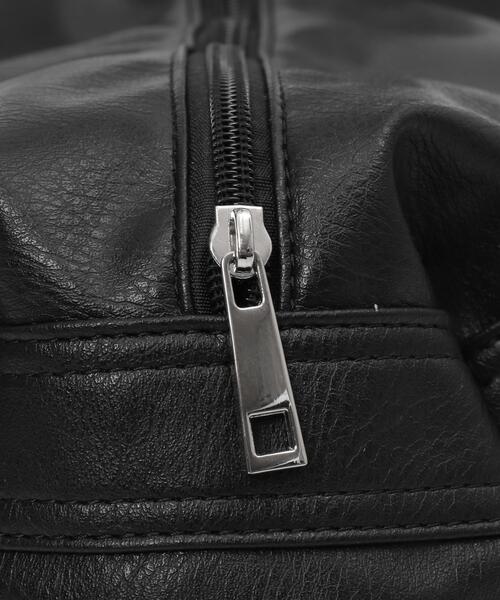 WEGO(ウィゴー)の「WEGO/PUボストンバッグ(ボストンバッグ・レディース・ブラック/ブラウン・FREE)」の7枚目の写真