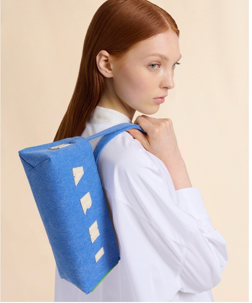 『MARNI 』デニム ムゼオ バゲットバッグ MUSEO / デニムバケットバッグ（ショルダーバッグ）｜MARNI