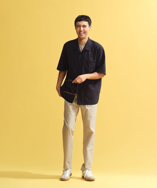 MACKINTOSH PHILOSOPHY(マッキントッシュ フィロソフィー)の「COOLDOTSミニリップ イージーパンツ(その他パンツ・メンズ・ダークネイビー/ライトベージュ/グリーン系その他・42/40/38)」の4枚目の写真