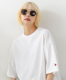 SAVIER（サビアー）の「【SAVIER/サビアー】×【ZERO STAIN/ゼロステイン】コラボ Vガセット クルーネック Tシャツ（Tシャツ/カットソー）」