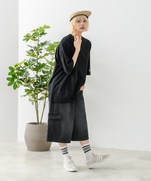 SAVIER(サビアー)の「【SAVIER/サビアー】×【ZERO STAIN/ゼロステイン】コラボ Vガセット クルーネック Tシャツ(Tシャツ/カットソー・メンズ・ホワイト/ブラック/ネイビー/アイボリー・MEDIUM/LARGE)」の10枚目の写真
