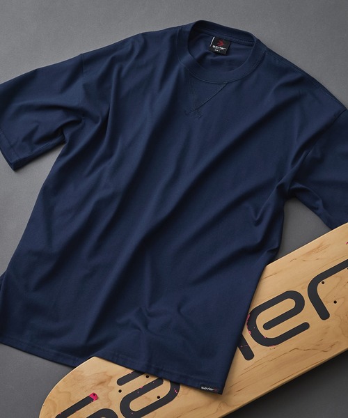 SAVIER(サビアー)の「【SAVIER/サビアー】×【ZERO STAIN/ゼロステイン】コラボ Vガセット クルーネック Tシャツ(Tシャツ/カットソー・メンズ・ホワイト/ブラック/ネイビー/アイボリー・MEDIUM/LARGE)」の8枚目の写真
