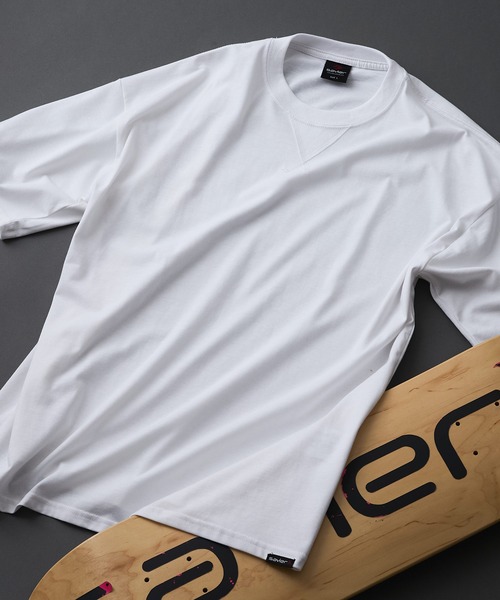SAVIER(サビアー)の「【SAVIER/サビアー】×【ZERO STAIN/ゼロステイン】コラボ Vガセット クルーネック Tシャツ(Tシャツ/カットソー・メンズ・ホワイト/ブラック/ネイビー/アイボリー・MEDIUM/LARGE)」の5枚目の写真