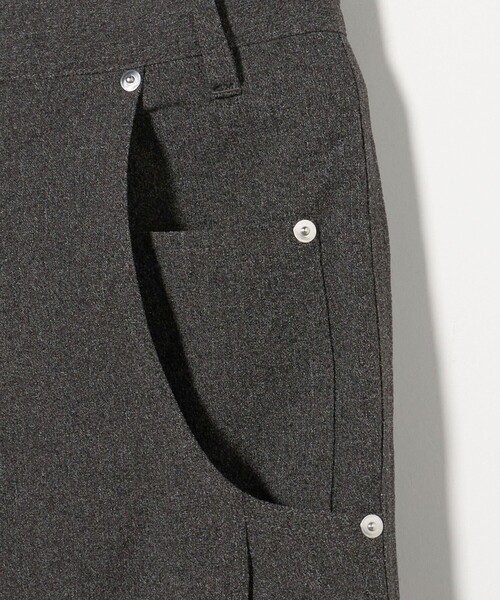 attisession united arrows パンツ リブパンツ ATTISESSION＞ウエストストリング ワイドパンツ
