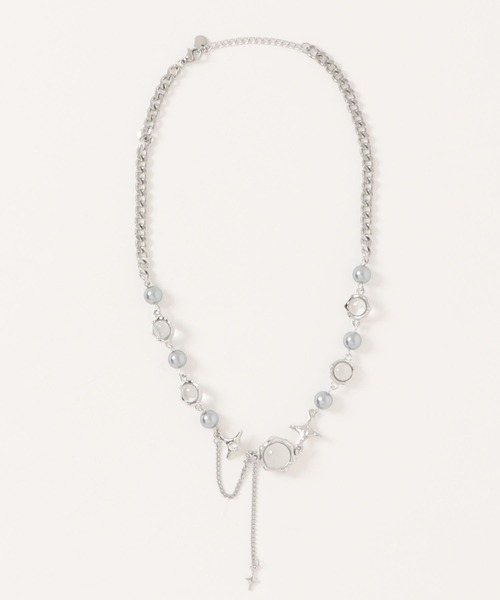 apres jour mignon（アプレジュールミニョン）の「【apresjour mignon×ARIAZ】マルチモチーフネックレス（ネックレス・レディース・シルバー・ONESIZE）」の2枚目の写真