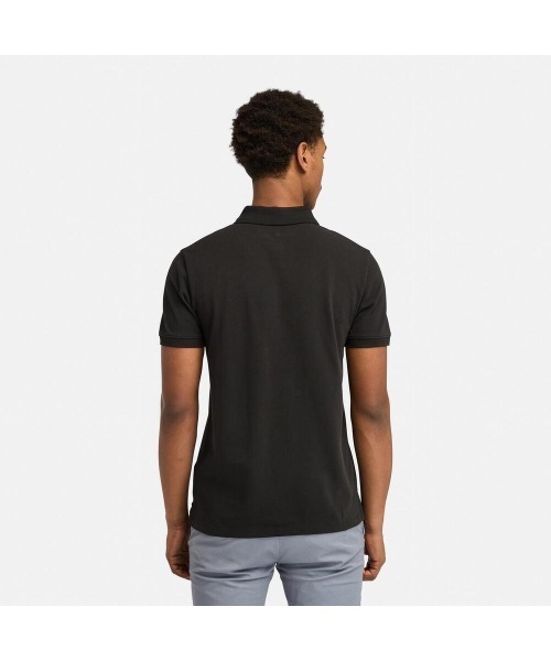 Timberland（ティンバーランド）の「半袖 ロゴ ポロシャツ メンズ（ポロシャツ・メンズ・ブラック系その他・SMALL/MEDIUM/LARGE/X-LARGE/XX-LARGE/XXX-LARGE）」の3枚目の写真