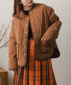 セール】『UR TECH』キルティングショートコート（ダウン