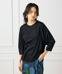 INED（イネド）の「ギザリヨセルスムース ワイドスリーブコクーンカットソー（Tシャツ/カットソー）」