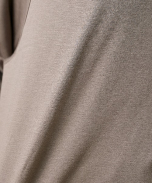 INED（イネド）の「ギザリヨセルスムース ワイドスリーブコクーンカットソー（Tシャツ/カットソー・レディース・ブラウン系その他/オフホワイト/モカ/ブラック・9号）」の16枚目の写真